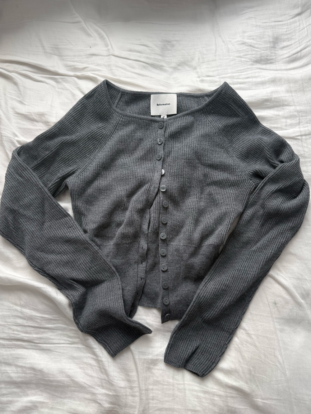 Reformation Meadow Regenerative Wool Cardigan